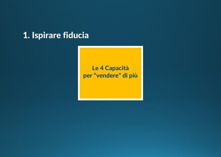 Se vuoi VENDERE di più nella vita, la prima cosa è…